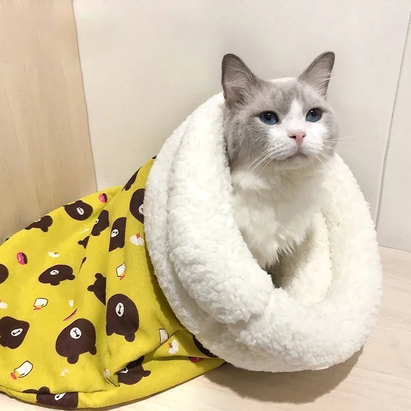lit pour chat / sac de couchage™ - Griffe de Moustache