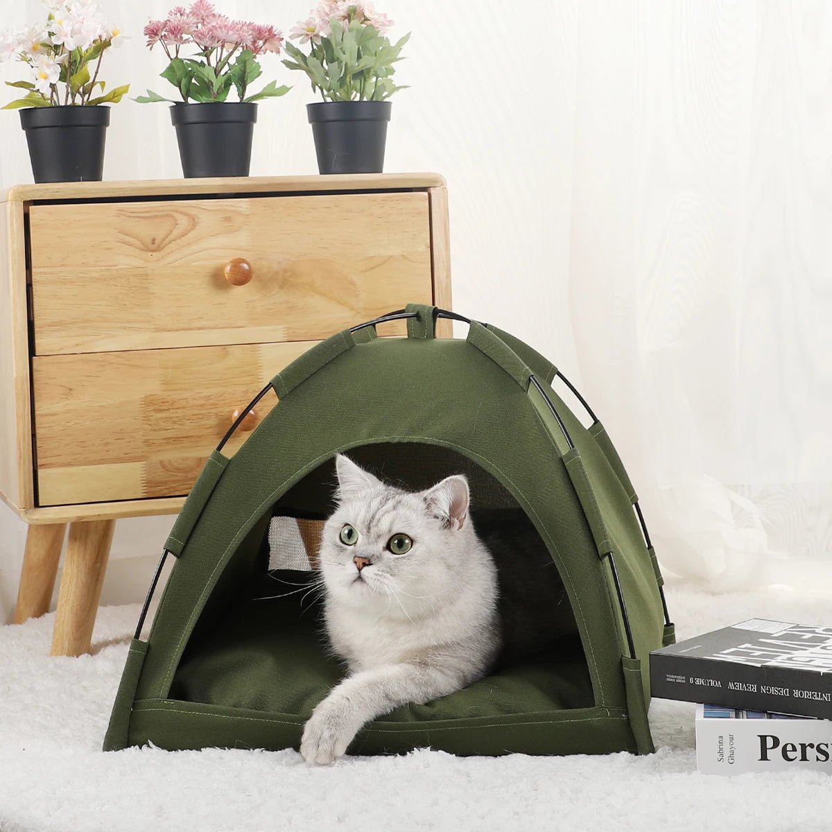 Lit pour chat / tente de couchage™ - Griffe de Moustache